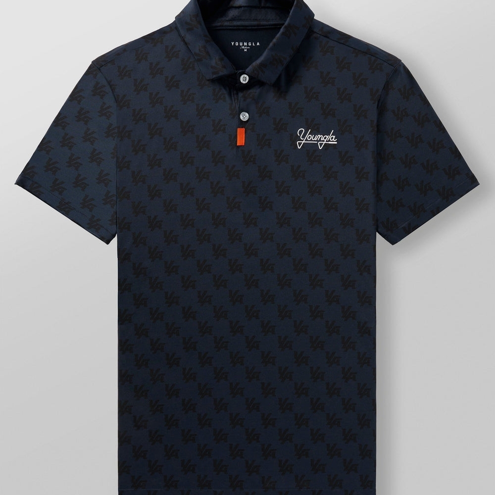 YoungLA Men's Navy Polo Shirt BRAND NEW WITH TAGS